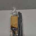 Over The Table Rod Stand with Clamps, 46-82Length, Adjustable Metal Balloon Flower Arch Stand, Decorated Arch for Party, Birthday, Wedding, Halloween, Christmas, Black