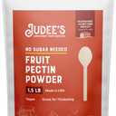 Judee's Fruit Pectin Powder No Sugar Needed 1.5 lb - 100% Non-GMO and Vegan - Gluten-Free and Nut-Free - Made in USA - Great for Thickening - Use to Make and Stabilize Jams and Jellies (24 Ounce (Pack of 1))