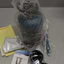 64oz Insulated Water Bottle (Cold for 48 Hrs), BPA Free&Leak Proof, Half Gallon Stainless Steel Water Flask, Water Jug with Straw Spout Lids for Gym, Hiking, Camping, Black Blue