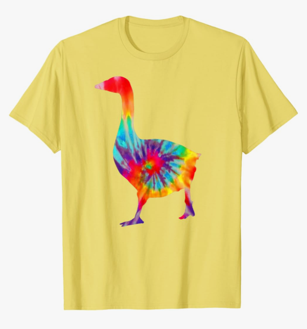 Vintage Goose Tie Dye T-Shirt, M