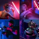 RGB LED Video Light Wand Stick with Tripod & Remote Control, 9 Color Modes, 3200K-9900K