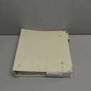 3-Ring Important Document Organizer Life File Manager with Labels Folder Organize Sturdy Hardboard Expanding Pockets for Important Papers, Passports, Letters, Birth Certificates (Beige)