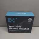 greenoak Wearable Heated Throw Blanket Electric Shawl - Heated Robe Poncho Blanket Hoodie for Adult, Winter Gifts for Mom (50"X60")