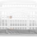 Dog Playpen Bottom Pad Fits for 36 Inch 4 Panels Exercise Pet Playpen, Dog Crate Pad Puppy, Hoop and Loop Design (Note: Playpen Not Included). -Grey