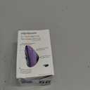 Memzuoix Ergonomic Wireless Mouse, 2.4G Optical Cordless, 800/1200/1600 DPI, Vertical Computer Mouse for Laptop, Mac, PC, Desktop (Right Hand, Large) - Purple