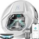 Lefant M320 Robot Vacuum with Mop Combo, 6500Pa Powerful Suction, 210 Mins Runtime, Slim, 800ml Visible Dustbin, Carpet Detection, Alexa Voice Control, Ideal for Hard Floor and Pet Hair, White