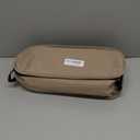 Lightweight Camping Chairs with Adjustable Height, Portable Camping Chairs for Adults with Carry Bag and Side Pockets, Folding Chairs for Outside for Camping, Beach, Fishing, Trip, Picnic (Khaki)