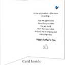 5 x Fathers Day Card, Funny Fathers Day Card Gifts Decorations for Dad from Daughter Son, Happy Father's Day Cards Gifts for Husband from Wife, Emotional Reminder Cards for Dad Husband Boyfriend