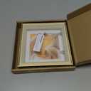 5x5 Blue Beige Square Picture Frame, 5x5 Resin Photo Frame, Wall and Desktop Display Picture Frame, Plexiglass