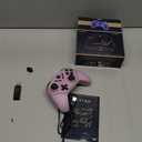 ISHAKO Wireless Gaming Controller  1000Hz Polling, 1200mAh Battery PC Controller, Back Buttons, Hall effect Joystick, Hall Triggers, 3-Mode Triggers 2.4G&Bluetooth Controller for PC/Steam/iPhone/Android/Switch -Metallic Berry Powder