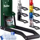 McKay 16 Oz. and 12 Oz. Metal Can Crusher, Heavy-Duty Wall-Mounted Smasher for Aluminum Seltzer, Soda, Beer Cans and Bottles for Recycling - Hunter Green