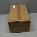 ECWAY Bread Box for Kitchen Countertop - Bamboo Fiber Bread Bin with Reversible Cutting Board Lid, Juice Groove - Ventilated, Multi-Functional Storage Keeper for Freshness (14.2x7.8x5.5In, White)