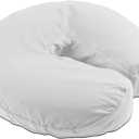 10 Pack Body Linen Tranquility Microfiber Massage Face Rest Covers for Massage Tables and Chairs - Durable, Lightweight and Extra Soft Microfiber Face Cradle Covers - White