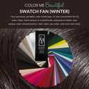 Winter Color Fan by Color Me Beautiful, the leading authority on color analysis. Your Color Guide for clothing & accessories. The 48 very best colors for Winters selected from millions of options