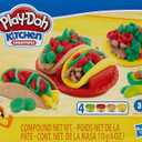 Play-Doh Kitchen Creations Taco Time Play Food Set for Kids 3 Years and Up with 4 Non-Toxic Colors