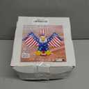 4th of July Inflatable Eagle Decorations 6FT Bald Eagle Blow up Patriotic Inflatables Outdoor Decoration with LED Lights Memorial Independence Day Blowup Decor for Yard Lawn Garden Party