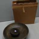 EDHAS Mango Wood Decorative Wooden Bowl Hand Carved Home Decor for Dining Table Center, Living Room, Kitchen Decor (12" x 12' x 4.75")