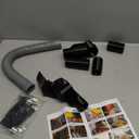 Improved Miter Saw Dust Collection Adapter, Efficient Dust Collection, Five-In-One Vacuum Cleaner Connector, Miter Saw Dust Collector Compatible with DWS779/DWS780