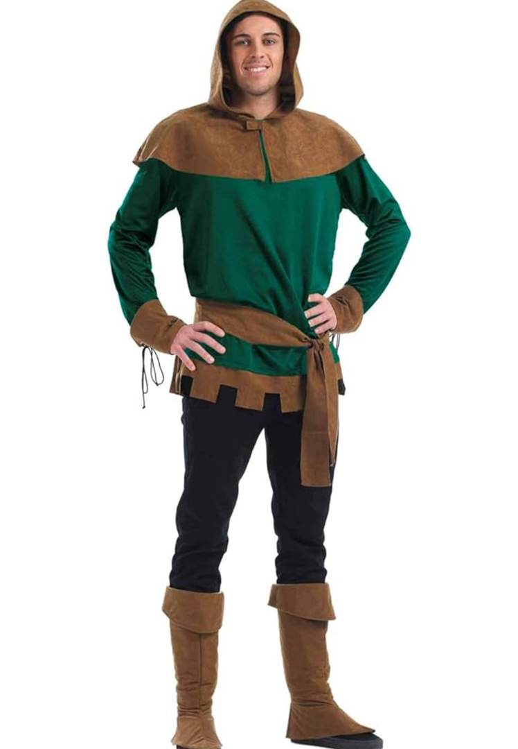 Fun Shack Robin Men's Archer Costume - Robin Hood Costume M