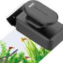 hygger Aquarium Magnetic Glass Clean Tool, Algae Scraper for Fish Tank Cleaning Magnet Floating Design Scrubbing Brush with Two Detachable Blade