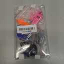 8-Pack Colorful Plastic Whistles with Lanyards - 120dB Loud Sports Whistles for Coaches, Teachers, Emergency Kits & Events