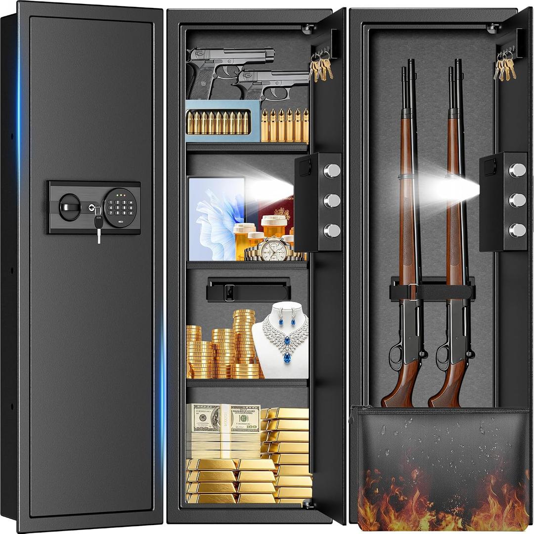 43.3'' Tall Fireproof Wall Safes Between the Studs