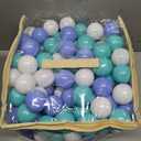 MoonxHome Ball Pit Balls for Toddlers, BPA Free Crush Proof Plastic Toy Balls for Ball Pit, Children's Pool Water Toys, Macaron Ocean Balls for Play Tent 2.15 Inch Pack of 200