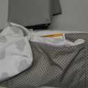 Babylicious Waterproof Pack and Play Mattress Topper | 38" x 26" x 1.5" | Trifold Style - Breathable Soft Plush Foam - Portable Mattress Topper- Baby Foam Mattresses for Babies (Dreamy)