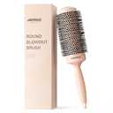AIMIKE Round Brush for Blow Out, Extra Long Round Hair Brush w/Nano Thermal Ceramic & Ionic Tech, for Blow Drying & Styling, Curling and Shine - Barrel 2.1 inch