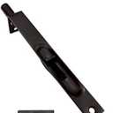 QCAA Solid Brass Flush Bolt, Square Shape, 6", Solid Brass, US10B ORB (Oil-Rubbed Bronze), 1 Pack, Made in Taiwan