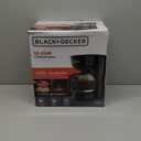 BLACK+DECKER 12-Cup Coffee Maker with Easy On/Off Switch, Easy Pour, Non-Drip Carafe with Removable Filter Basket, Vortex Technology, Black