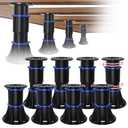 YHK 8PCS Adjustable Height Bed Support Legs 8.4-13.5 inch, Bed Frame Support Legs for Bed Slat, Bed Support Reinforcement Parts Bed Frame Support Replacement