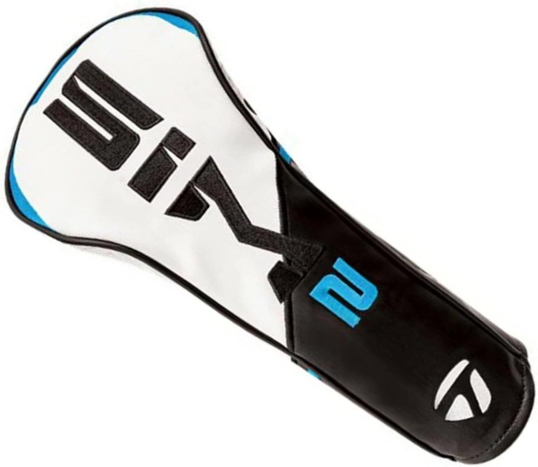 TaylorMade New 2021 Golf Sim2 Driver Headcover Black/White/Blue/Lime Neon TaylorMade New 2021 Golf Sim2 Driver Headcover Black/White/Blue/Lime Neon