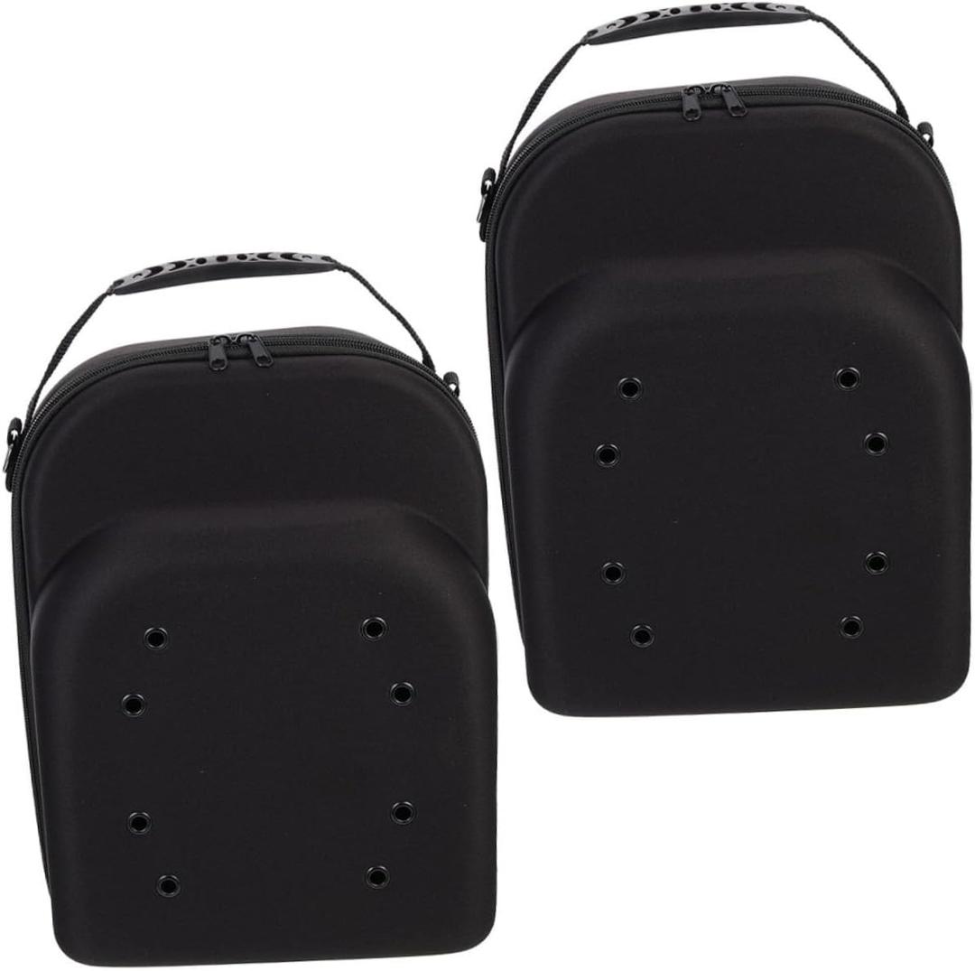 2pcs Baseball Hat Storage Organizer Case Travel Cap Carrier with Hard Eva Material for Protection against Dust and Deformation Compact Design for Easy Access and Organization