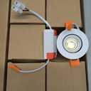 inShareplus 2 Inch LED Downlight, Recessed Lighting COB Dimmable, 5000K Daylight White, CRI80, Ceiling Lights with LED Driver, 6 Pack