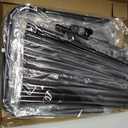 Shoe Rack 3 Tier Long Storage Organizer Wide Metal Shoe Shelf for Closet Entryway Brown