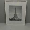 upsimples 16x20 Picture Frame, Display Pictures 11"x14" with Mat or 16" x 20" Without, Wall Hanging Poster Frame, White, 1 Pack