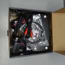 WallarGe Dual Wireless Headphones for TV Watching with RF Transmitter, Bluetooth Over-On Ear TV Headphones Wireless for Seniors, No Lip-Sync Delay, Plug & Play. Set of Two (RGB)