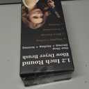 Round Hair Blow Dryer Brush  1.2 Inch Ceramic Barrel Hair Dryer Brush for Short/Middle Hair, One Step Drying, Volumizing, Straightening and Styling, Negative Ionic Dryer Brush (BlackGolden, 1.2)