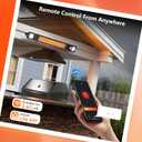 Wall-Mounted Electric Patio Heater with Light Outdoor, Wifi Control, 1500W Infrared 9 Heat Levels, 24H Timers, 1s Heating Carbon Fiber Tube Wall Heater for Backyard, Garage