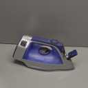 Hamilton Beach Steam Iron & Vertical Steamer for Clothes with Scratch-Resistant Durathon Soleplate, 8' Retractable Cord, 3-Way Auto Shutoff, Anti-Drip, 1500 Watts, Blue