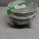 US Acrylic Unbreakable 28 oz. Plastic Stackable Cereal Bowls for Snacks & Ice Cream in Grey Colors (Set of 8) 6-inch Reusable, BPA-Free, Made in the USA, Dishwasher Safe Dinnerware (Gray)