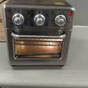 Elite Gourmet EAF0852SS 8.5Qt. Capacity Air Fryer Oven, Air Fry, Broil, Toast, Bake & Broil with Convection, Time and Temperature Controls, 800-Watts, Includes 25 Delicious Recipes, Stainless Steel