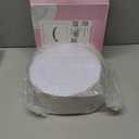 WDF 60pcs Gold Dessert Plates-7.5inch Baroque White and Gold Small Plastic Plates/Disposable Dessert/Salad/Appetizer Plastic Plate for Upscale Bridal Shower/Wedding/Birthday