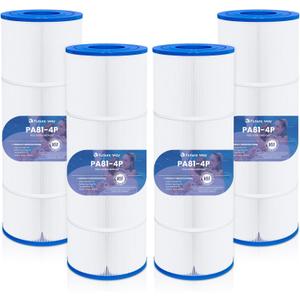 Future Way 4-Pack C3030 Pool Filter Cartridges Replacement for Hayward Swim Clear C580E, C3030, C3025, C3020, Replace Pleatco PA81, Hayward CX580XRE, 325 sq.ft