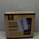 Wooden Hangers - 20 Pack, Heavy Duty, Non Slip Wood Hangers for Coats, Jackets, Suits, & Pants - Clothes Hangers for Closet W/Bar and Notches (Natural)