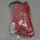 MarryUP Womens Short Puff Sleeve V Neck Casual Semi-Formal Cocktail Party A-Line Dress (006-red, Large)