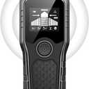 Stud Finder Wall Scanner, Advanced 5-in-1 Detector for Wood, Metal, Joists, Pipes, and AC Wires, New version Intelligent Chip, High-Definition LCD Display Screen & Audible Alarm (Black)