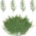 Alpurple 40 PCS Artificial Pine Leaves Branches-13.7 Inches Fake Greenery Pine Sprigs-Faux Picks for DIY Garland Wreath Christmas Embellishing and Home Garden Decoration (40PCS)
