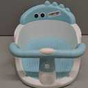 Baby Bath Seat for Babies 6 Months & Up Sitting Up, Non-Slip Baby Bath Chair with Suction Cup, Safe and Comfortable Portable Infant Bath Seat for Bathroom, Bathtub Tub, Easy to Clean (Green)